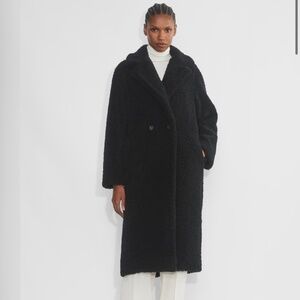 Atitzia Wool Babaton Black Teddy Coat